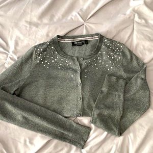 long sleeve detailed cardigan